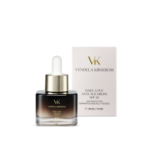 Vendela Kirsebom Daily Love Anti-age Drops with SPF50 in 30ml with package