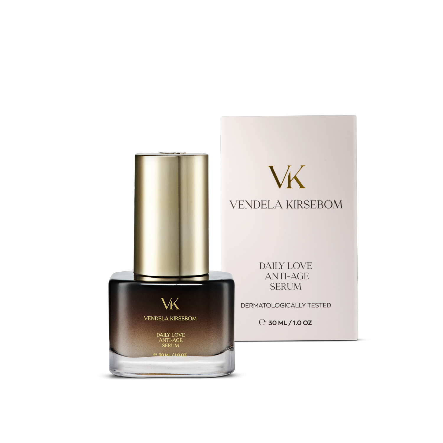 Vendela Kirsebom Daily Love Anti-age Serum in 30ml with package