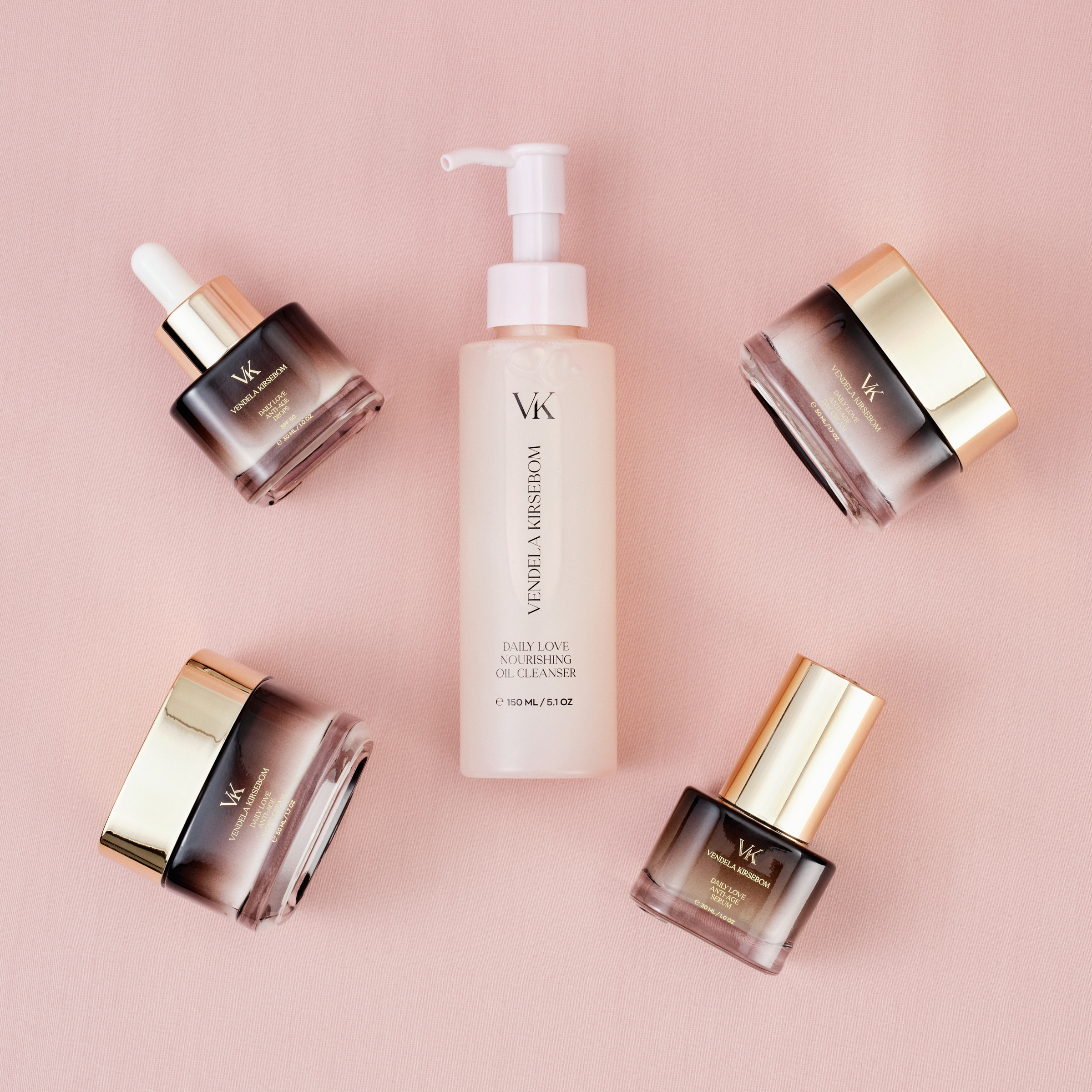 Vendela Kirsebom anti-age hudpleie produkter og rens