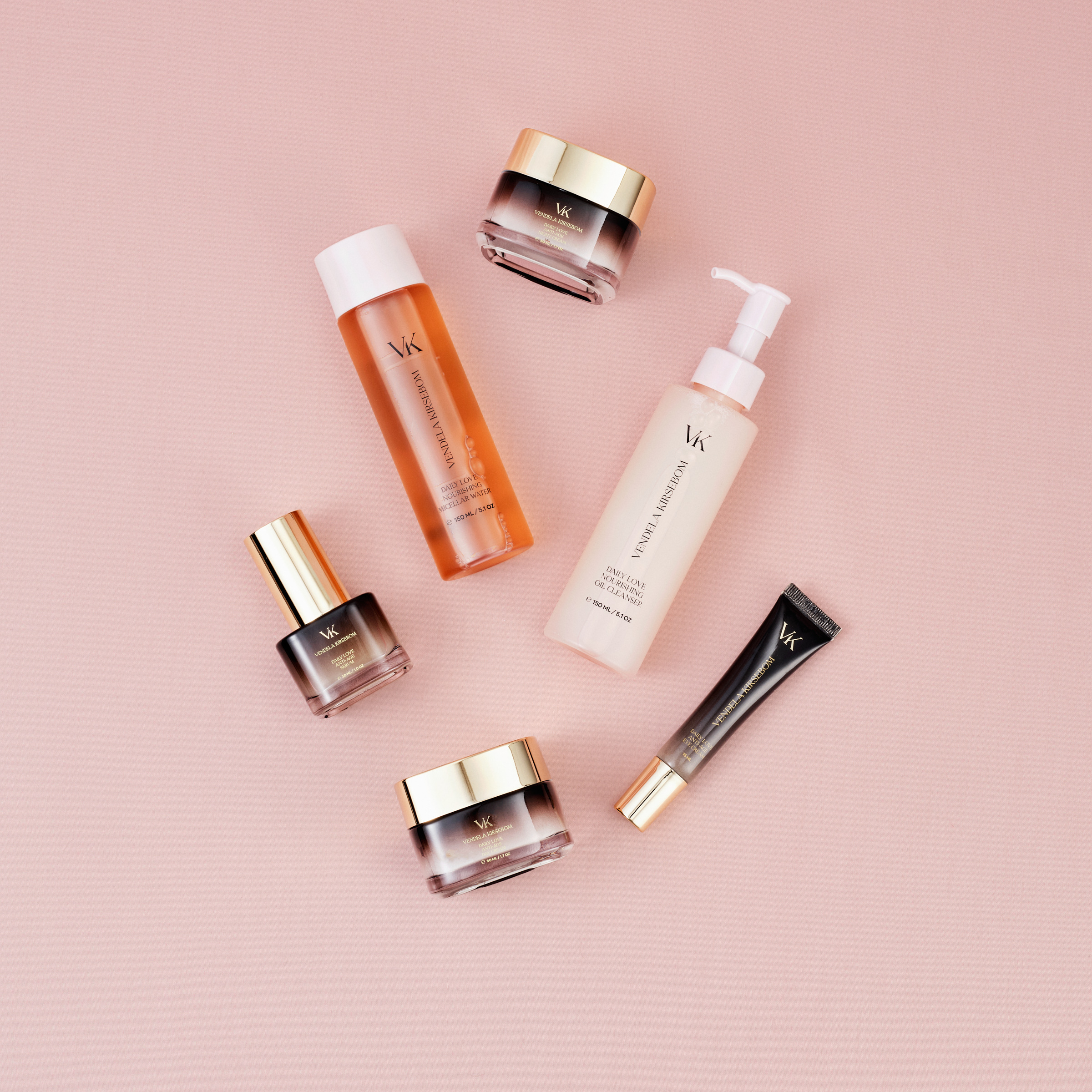 Vendela Kirsebom anti-age hudpleie produkter og rens