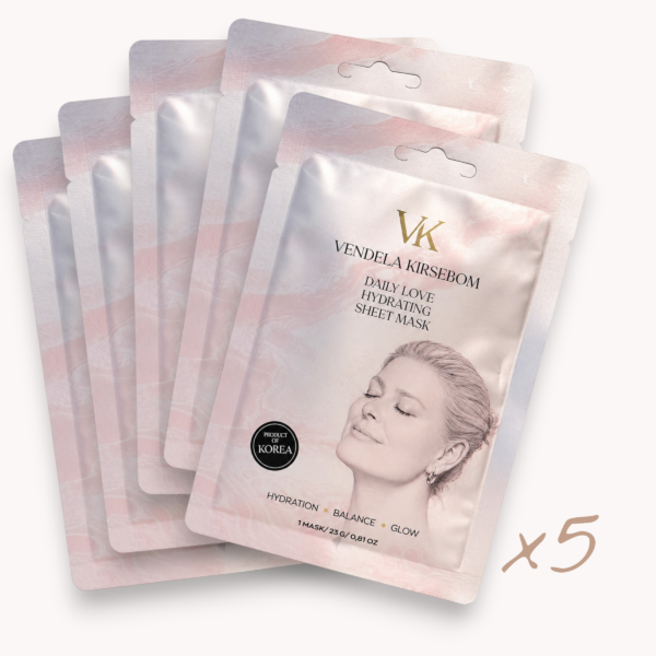 VK Daily Love Sheet Mask x5-Photoroom vendela kirsebom sheet masks bundle